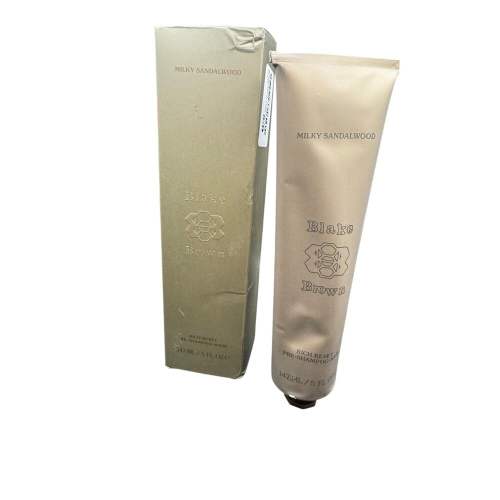 NWT Blake Brown Milky Sandalwood Rich Reset Pre Shampoo Mask- FULL SIZE 5oz